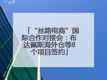 “丝路电商”国际合作对接会：布达佩斯海外仓等8个项目签约