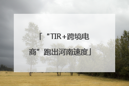 “TIR+跨境电商”跑出河南速度