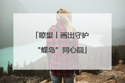 瞭望丨画出守护“蝶岛”同心圆
