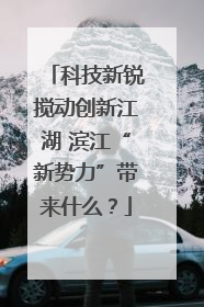 科技新锐搅动创新江湖 滨江“新势力”带来什么？