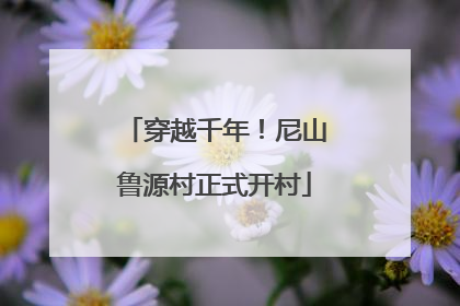 穿越千年！尼山鲁源村正式开村