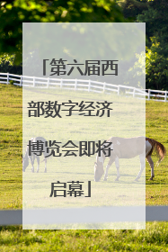 第六届西部数字经济博览会即将启幕