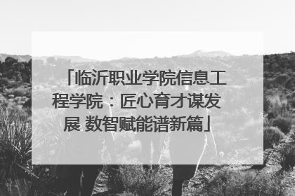 临沂职业学院信息工程学院：匠心育才谋发展 数智赋能谱新篇