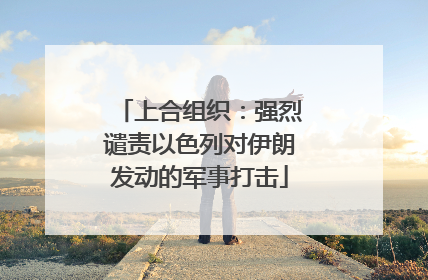 上合组织：强烈谴责以色列对伊朗发动的军事打击