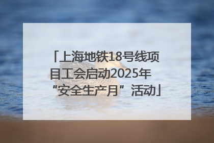 上海地铁18号线项目工会启动2025年“安全生产月”活动