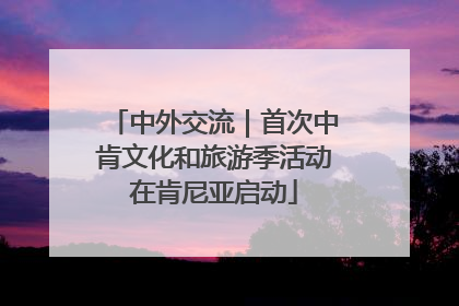 中外交流｜首次中肯文化和旅游季活动在肯尼亚启动