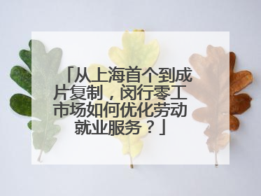 从上海首个到成片复制，闵行零工市场如何优化劳动就业服务？
