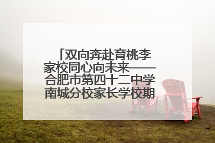 双向奔赴育桃李 家校同心向未来——合肥市第四十二中学南城分校家长学校期末总结会圆满召开