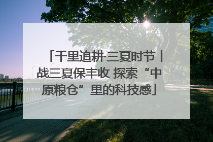千里追耕·三夏时节丨战三夏保丰收 探索“中原粮仓”里的科技感