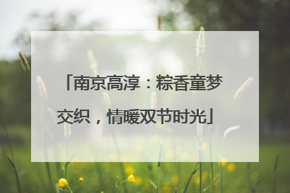 南京高淳：粽香童梦交织，情暖双节时光