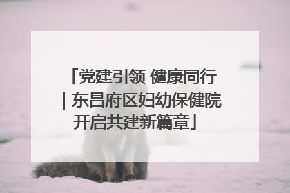 党建引领 健康同行｜东昌府区妇幼保健院开启共建新篇章