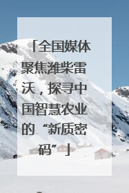 全国媒体聚焦潍柴雷沃，探寻中国智慧农业的“新质密码”