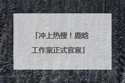 冲上热搜！鹿晗工作室正式官宣