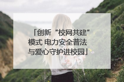 创新“校网共建”模式 电力安全普法与爱心守护进校园