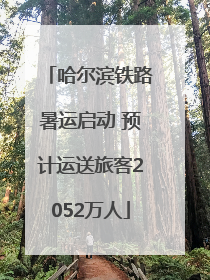 哈尔滨铁路暑运启动 预计运送旅客2052万人