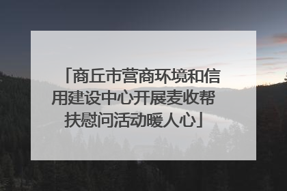 商丘市营商环境和信用建设中心开展麦收帮扶慰问活动暖人心