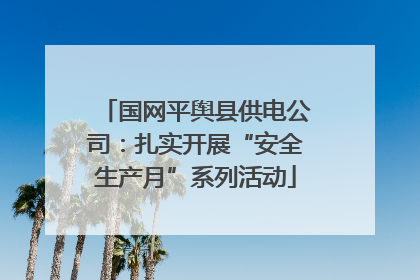 国网平舆县供电公司：扎实开展“安全生产月”系列活动