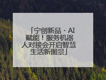 宁创新品・AI 赋能！服务机器人对接会开启智慧生活新图景