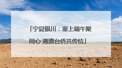 宁夏银川：塞上端午聚同心 港澳台侨共传情