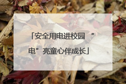 安全用电进校园 “电”亮童心伴成长