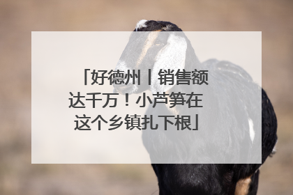 好德州丨销售额达千万！小芦笋在这个乡镇扎下根