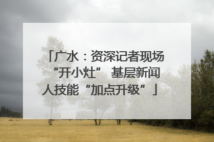 广水：资深记者现场“开小灶” 基层新闻人技能“加点升级”