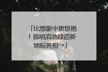 比想象中更惊艳！昆明滇池绿道新地标亮相→