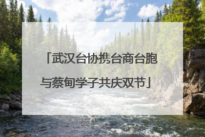 武汉台协携台商台胞与蔡甸学子共庆双节