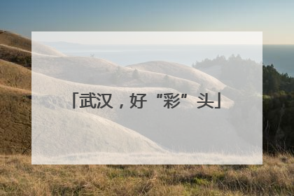 武汉，好“彩”头