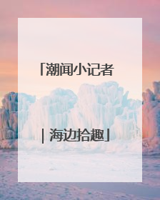 潮闻小记者｜海边拾趣