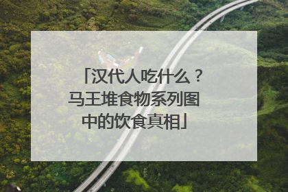 汉代人吃什么？马王堆食物系列图中的饮食真相