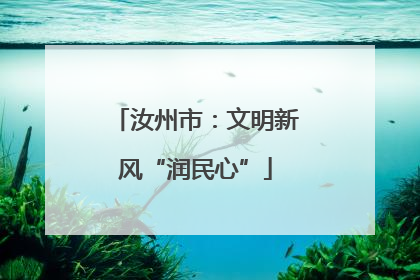 汝州市：文明新风“润民心”