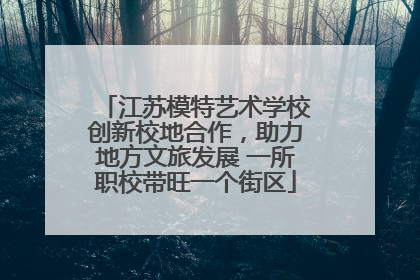 江苏模特艺术学校创新校地合作，助力地方文旅发展 一所职校带旺一个街区