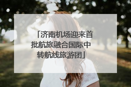 济南机场迎来首批航旅融合国际中转航线旅游团