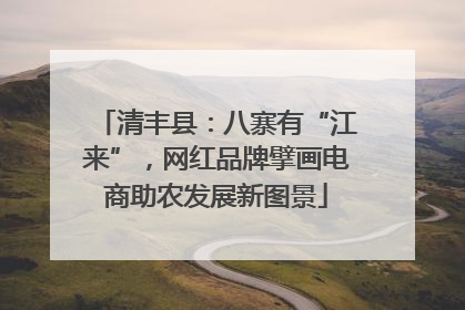清丰县：八寨有“江来”，网红品牌擘画电商助农发展新图景