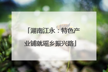 湖南江永：特色产业铺就瑶乡振兴路