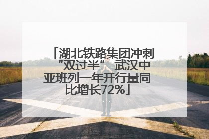 湖北铁路集团冲刺“双过半” 武汉中亚班列一年开行量同比增长72%