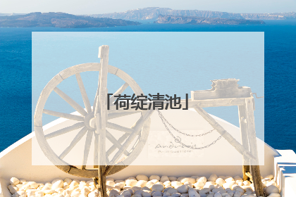 荷绽清池