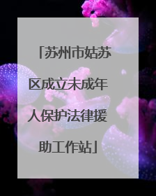 苏州市姑苏区成立未成年人保护法律援助工作站