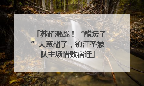 苏超激战！“醋坛子”大意翻了，镇江圣象队主场惜败宿迁