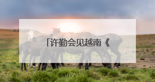 许勤会见越南《共产主义》杂志社副总编阮玉河