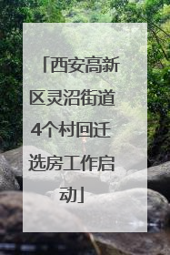 西安高新区灵沼街道4个村回迁选房工作启动