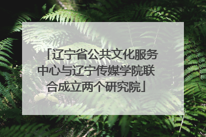 辽宁省公共文化服务中心与辽宁传媒学院联合成立两个研究院