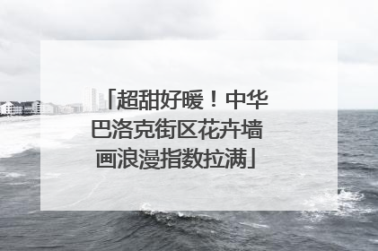 超甜好暖！中华巴洛克街区花卉墙画浪漫指数拉满
