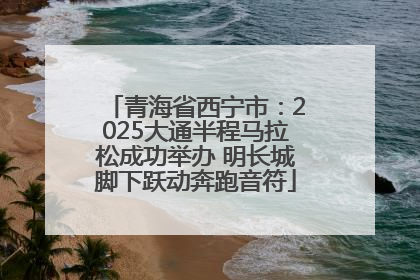 青海省西宁市：2025大通半程马拉松成功举办 明长城脚下跃动奔跑音符