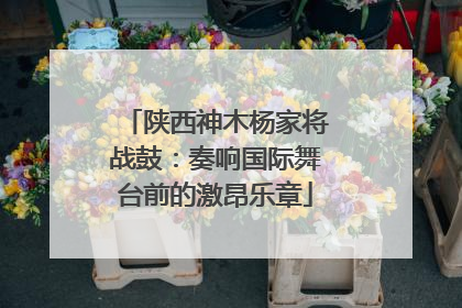 陕西神木杨家将战鼓：奏响国际舞台前的激昂乐章