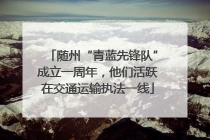 随州“青蓝先锋队”成立一周年，他们活跃在交通运输执法一线