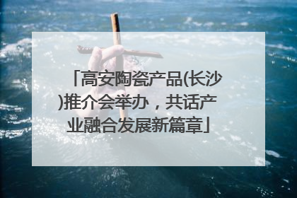 高安陶瓷产品(长沙)推介会举办，共话产业融合发展新篇章