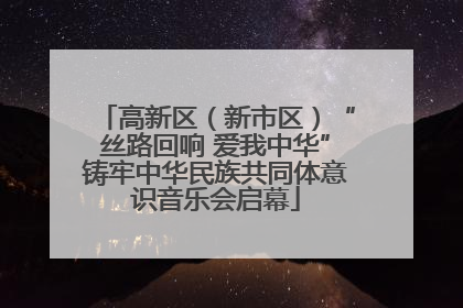 高新区（新市区）“丝路回响 爱我中华”铸牢中华民族共同体意识音乐会启幕