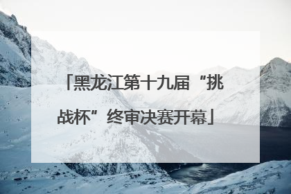 黑龙江第十九届“挑战杯”终审决赛开幕